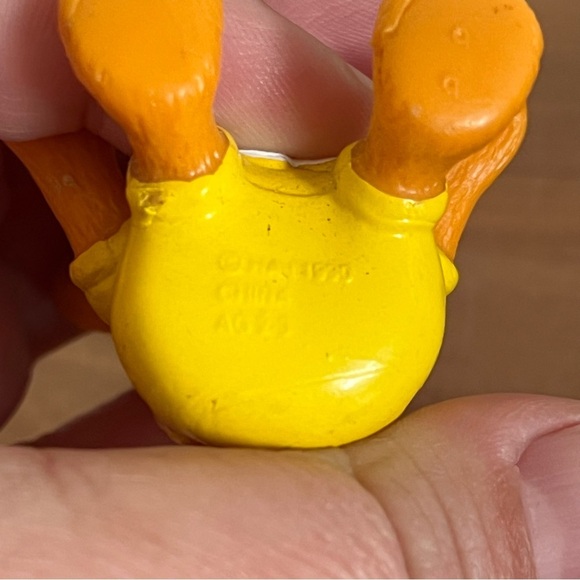 Vintage 1990 Muppet Babies Fozzie the Bear PVC Cup Climber / Figure Cake Topper - Picture 6 of 6